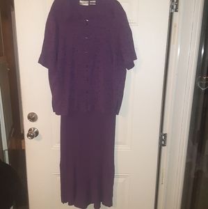 Fashion Bug Crinkle 2pc Dress Set